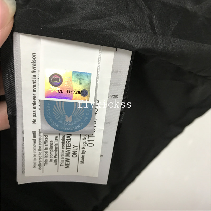 Nobis Canada Goose Black Coat Grey logo